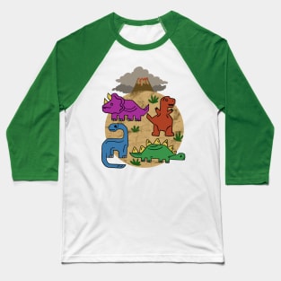 Dinosaurus Baseball T-Shirt